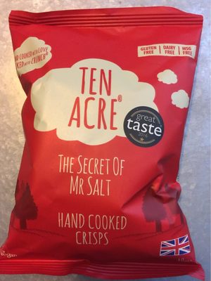 Ten Acre Crisps The Secret Of MR Salt - 5060358170003
