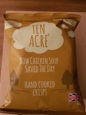 Ten Acre Chicken Soup Crisps 40G - 5060358170072