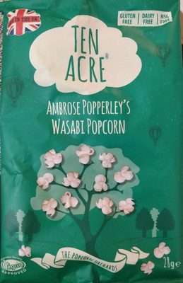 Ambrose popperley's wasabi popcorn - 5060358170287