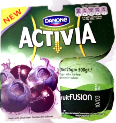 Activia Blueberry & Acai - 5060360500508