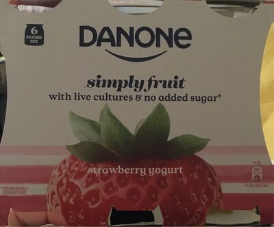 Danone simply fruit strawberry - 5060360505114