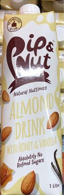 Pip & Nut Almond Milk, Honey & Vanilla - 5060367180529
