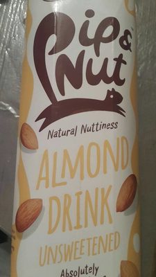 Pip & Nut Unsweetened Almond Milk - 5060367180543