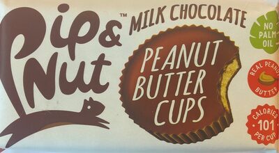 Pip & nut milk chocolate peanut butter cups - 5060367180932