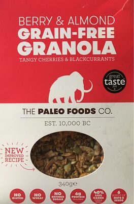 The free Paleo Foods Co Grain- Granola Berry & Almond - 5060375300018