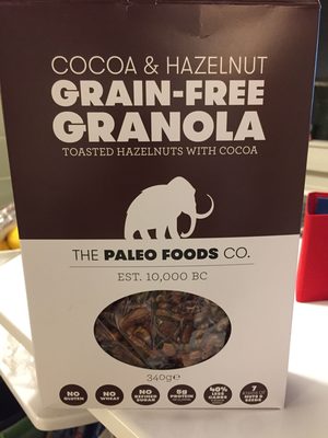 The Paleo Foods Co - Paleo Kakao Granola 340G - 5060375300025