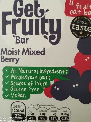 Get Fruity Moist Mixed Berry 4 Pack - 5060376810035