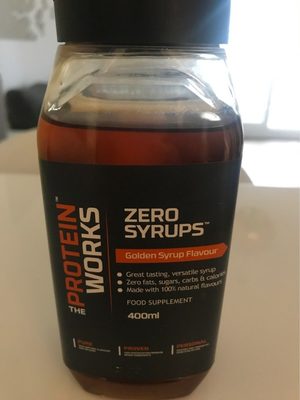 Bulk Deal 13 X the Protein Works Zero Syrup Golden Syrup 400ML - 5060385448243