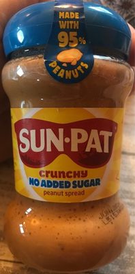 Sun Pat Peanut Butter Crunchy No Added Sugar - 5060391620008
