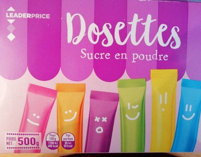Dosettes sucre en poudre - 50603916