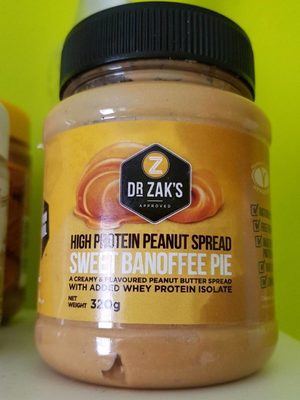 High protein peanut spread sweet banoffee pie - 5060399740807