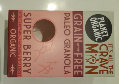 Paleo Granola Super Berry 350G Planet Organic - 5060401050603