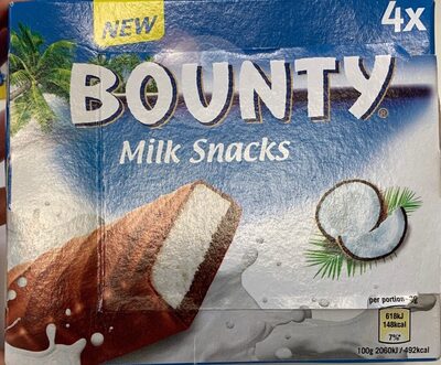 Bounty Milk Snacks - 5060402908439