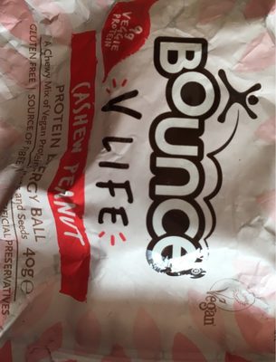 Bounce V Life Cashew Peanut Protein Energy Ball 40G - 5060411920330