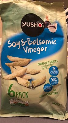 Baked pea snacks soy & balsamic vinegar - 5060413750072