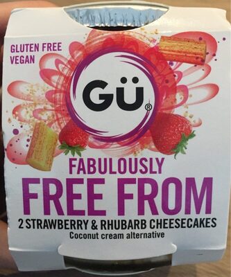 Fabulously Free From 2 Strawberry & Rhubarb Cheesecakes - 5060425285036