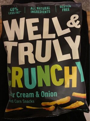Well&Truly Crunchy Sour Cream & Onion - 5060440130199