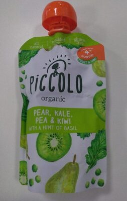 Piccolo Organic - pear kale pea & kiwi - 5060452490588