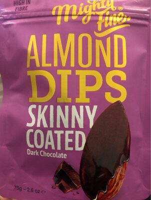 Almond Dips Skinny Coated Dark Chocolate - 5060463650414