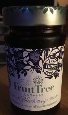 The Fruit Tree Blueberry 100% Fruit Spread - 5060466500013