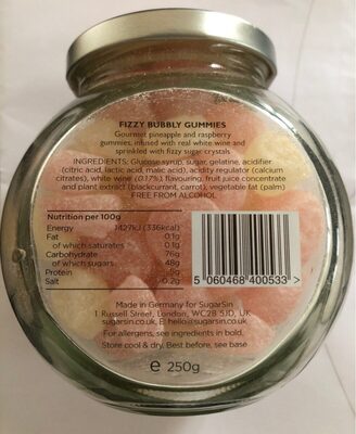 Fizzy Bubbly Gummies - 5060468400533