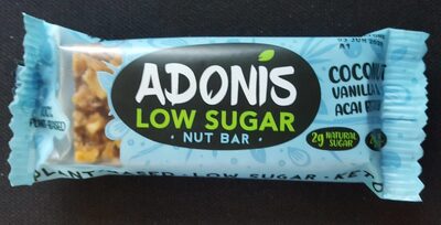 Adonis LOW SUGAR nut bar - 5060474940306