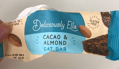 Cacao and almond oat bar - 5060482840216