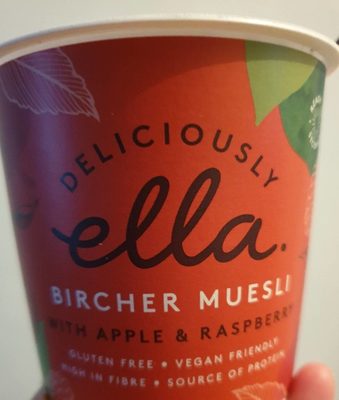 Bircher muesli with apple & raspberry - 5060482840339