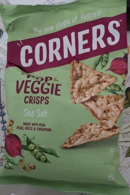Corners pop Vegie crisps - 5060504290173
