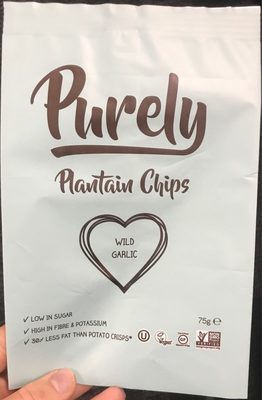 Wild Garlic Plantain Crisps - 5060537380025