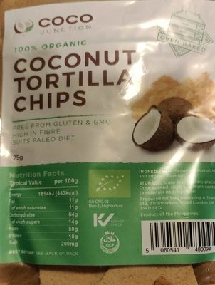 Coconut tortilla chips - 5060541480094