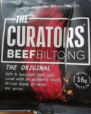 The Curators beef biltong - 5060549450112