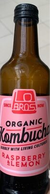 Lo Bros Living Drinks Organic Kombucha Raspberry & Lemon - 5060593390020