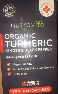 ORGANIC TURMERIC - 5060597420594