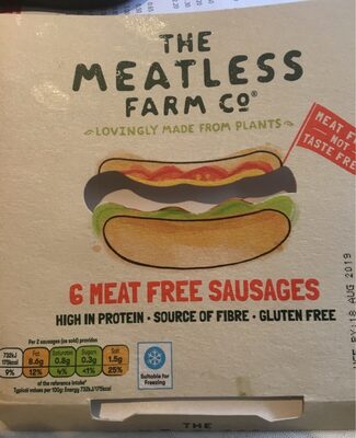 6 meat free sausages - 5060626400078