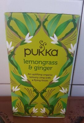 Organic Lemongrass & Ginger Herbal Tea Bags - 5065000523923