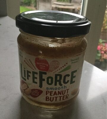Lifeforce Natural Smooth Peanut Butter (170 Grams) - 5098732003807