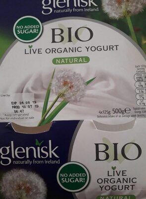 Bio live organic yogurt - 5099649001535