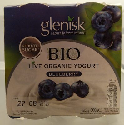Bio Live Organic Yogurt Blueberry - 5099649001573