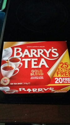 Barrys Gold Blend Tea Bags 80S Plus 25% Extra Free - 5099810869452