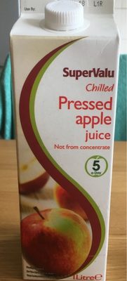 Supervalu Pressed Apple Juice Chilled (1 Litre) - 5099839227561