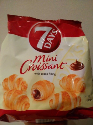 7 Days, Mini Croissant Fourrée Du Crème De Cacao 200g - 5201360543205
