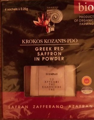Safran rouge grec en poudre - 5201402000024