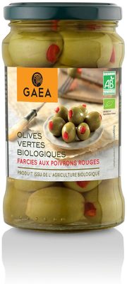Olive verte farcie aux poivrons - 5201671800899