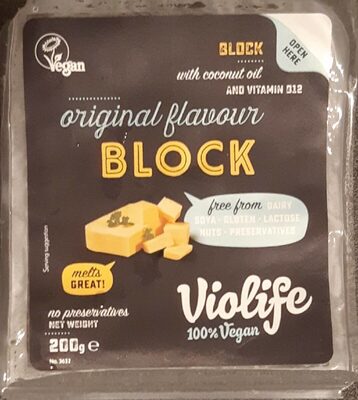 Violife original flavour Block - 5202390015427