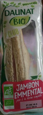 Jambon emmental pain à la farine complète - 52501845