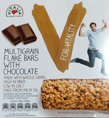 Multigrain flake bars with chocolate - 5310099007343