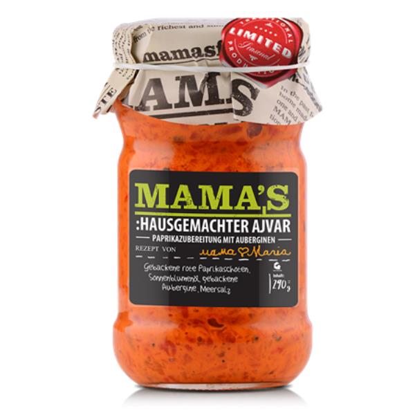 Mama's: Ajvar Mild Roasted Red Pepper Spread - 290G - 5310146002635