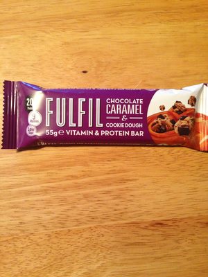 Fulfil Chocolate Caramel & Cookie Dough Vitamin & Protein Bar - 5390691017964