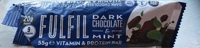 Fulfil Dark Chocolate & Mint Vitamin Protein Bar - 5390691018053